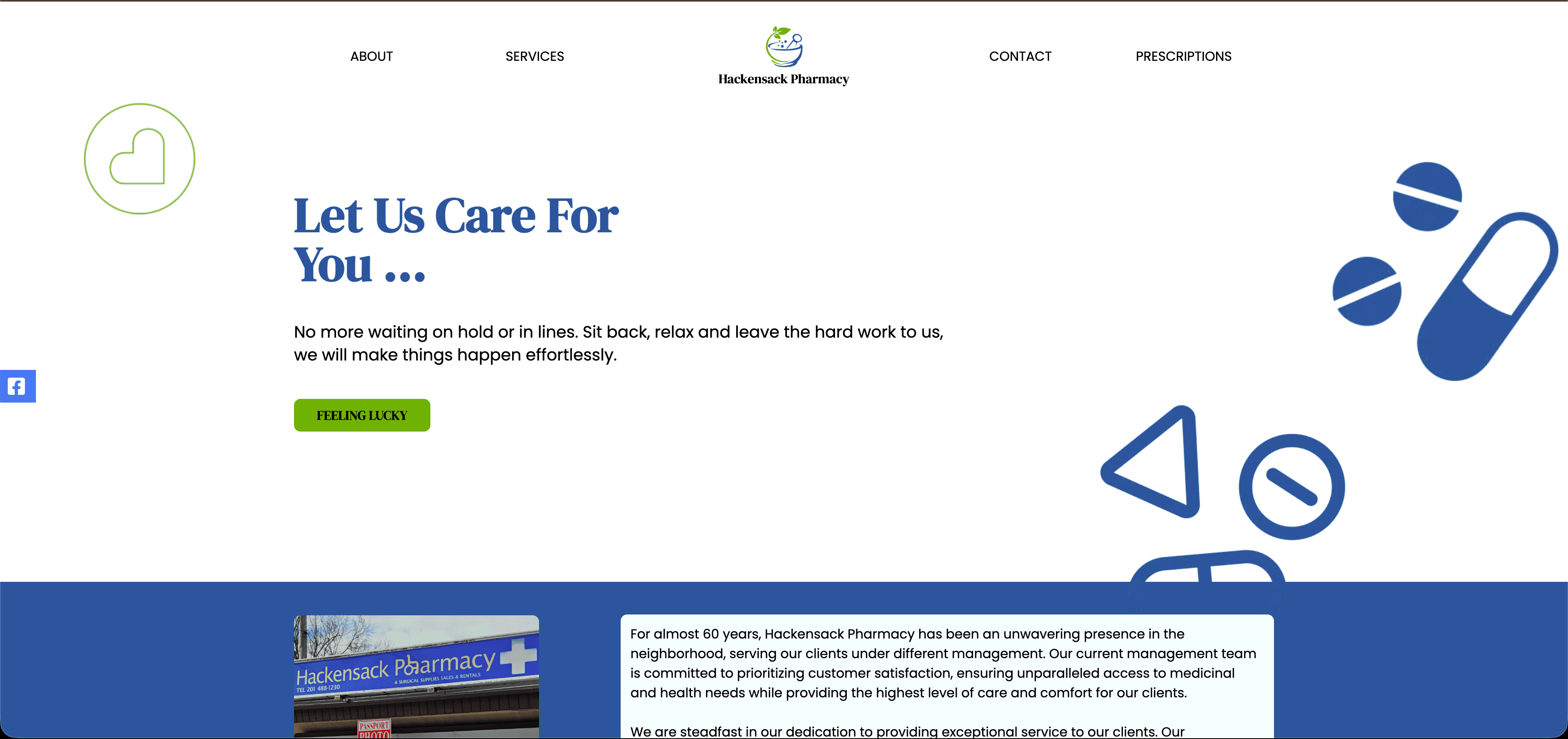 Hackensack Pharmacy — Pharmacy project by Zyron Labs