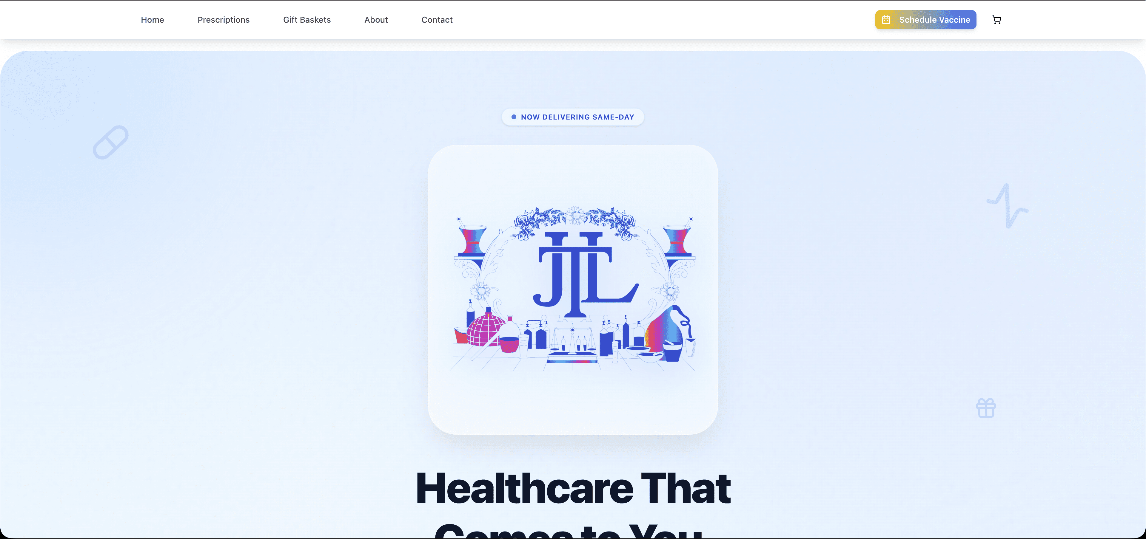 JTL Pharmacy — Pharmacy project by Zyron Labs